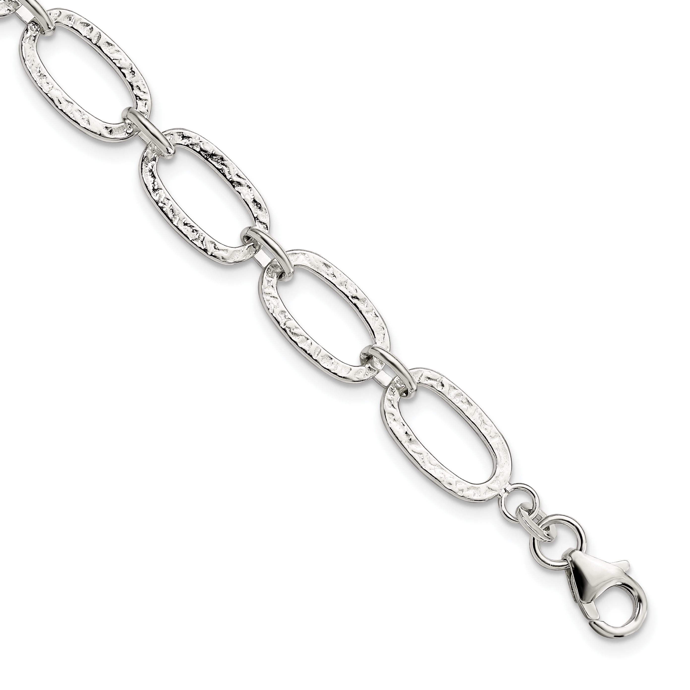 925 Sterling Silver Multi Strand Key Dangle Bracelet 7.5 Inch Fine Jewelry For Women Gifts For Her 